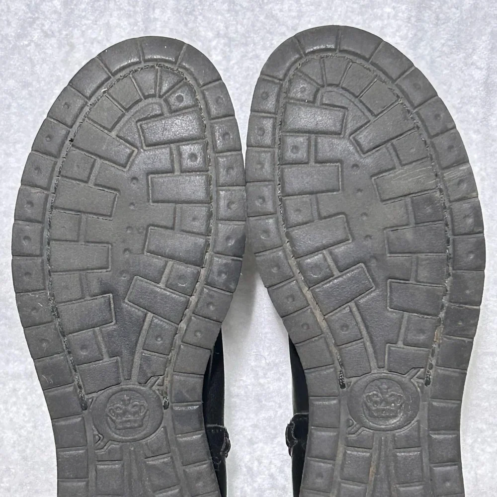 Born Womens Black Leather Nigel Lace Up Casual Comfort Tie Loafer Shoes SZ US 7